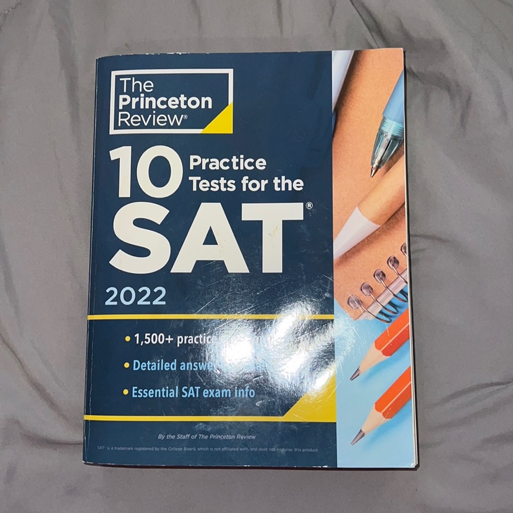 The Princeton Review SAT Practice Workbook.